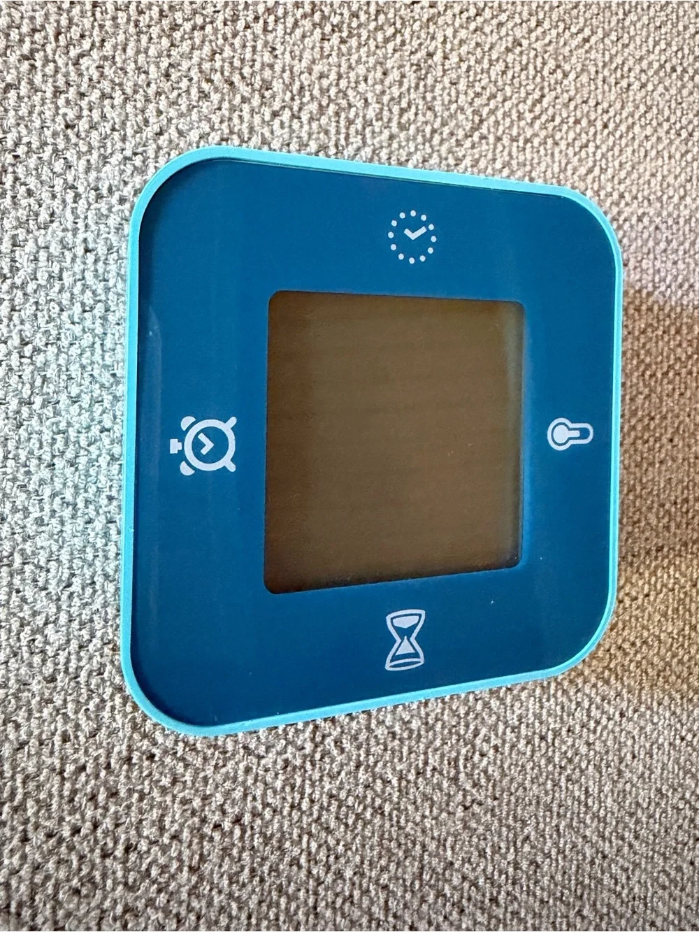 Digital Timer Watch - Teal Blue LED Display